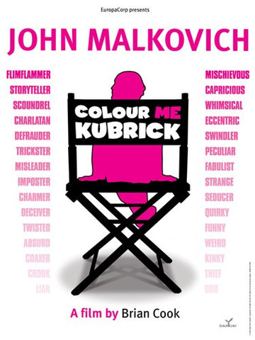 Colour Me Kubrick Movie Poster Print