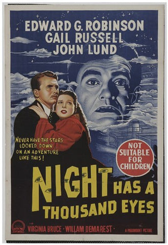 Night Has a Thousand Eyes Movie Poster Print