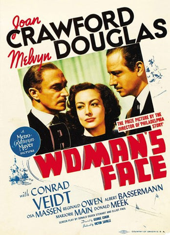A Woman's Face Movie Poster Print
