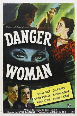 Danger Woman Movie Poster Print