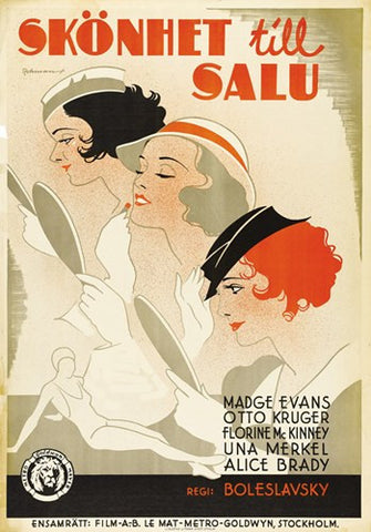 Beauty for Sale Movie Poster Print