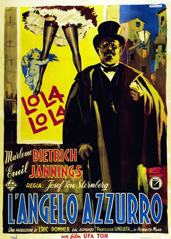 Blue Angel Movie Poster Print