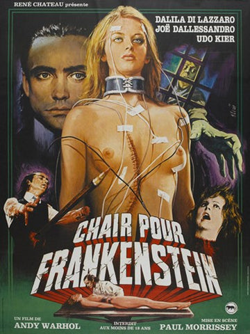 Flesh for Frankenstein Movie Poster Print