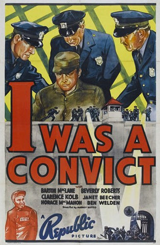 I Was a Convict Movie Poster Print