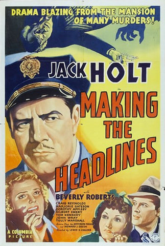 Making the Headlines Movie Poster Print