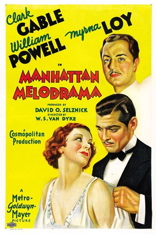 Manhattan Melodrama Movie Poster Print
