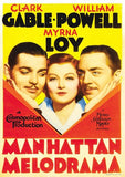 Manhattan Melodrama Movie Poster Print