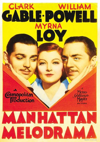 Manhattan Melodrama Movie Poster Print