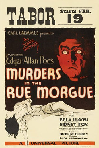 Murders in the Rue Morgue Movie Poster Print