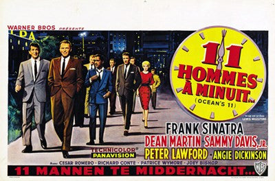 Oceans 11 Movie Poster Print