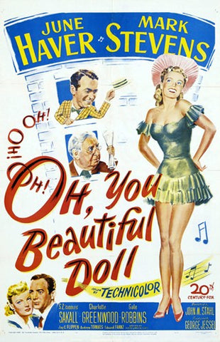Oh You Beautiful Doll Movie Poster Print
