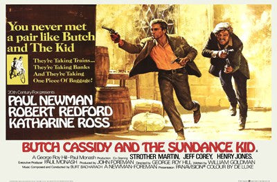 Butch Cassidy and the Sundance Kid Movie Poster Print