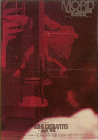 Killing of a Chinese Bookie Movie Poster Print