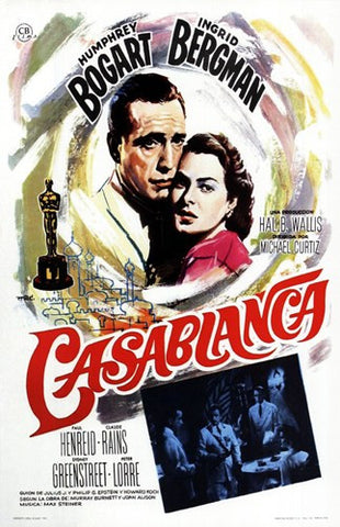Casablanca Movie Poster Print
