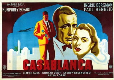 Casablanca Movie Poster Print