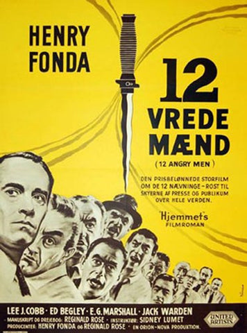 12 Angry Men Movie Poster Print