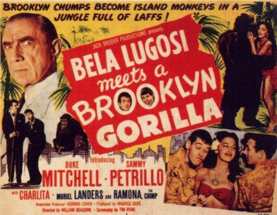 Bela Lugosi Meets a Brooklyn Gorilla Movie Poster Print