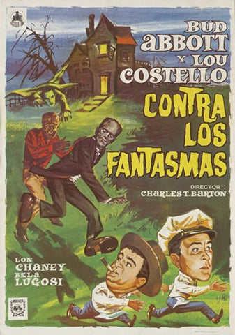 Bud Abbott and Lou Costello Meet Frankenstein, c.1948 (Spanish) Movie Poster Print