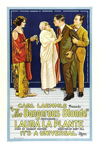 Dangerous Blondes Movie Poster Print