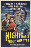 Night Has a Thousand Eyes Movie Poster Print