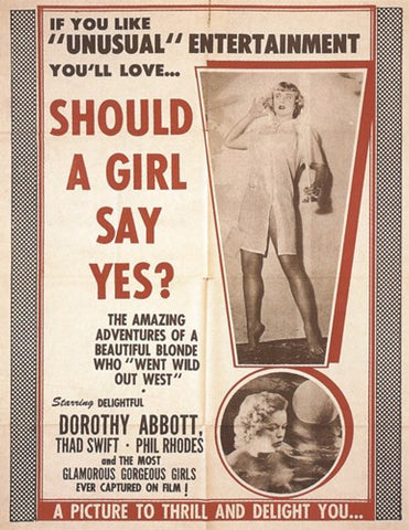 A Virgin in Hollywood Movie Poster Print