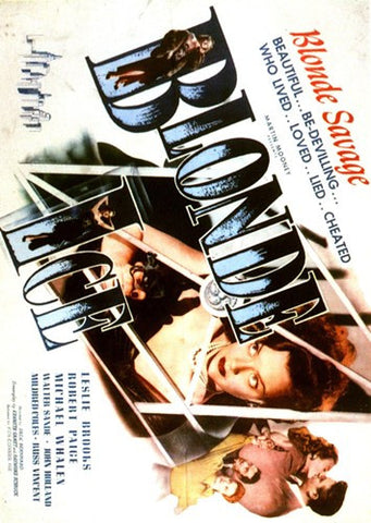 Blonde Ice Movie Poster Print