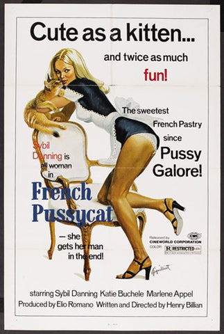 Loves of a French Pussycat Movie Poster Print