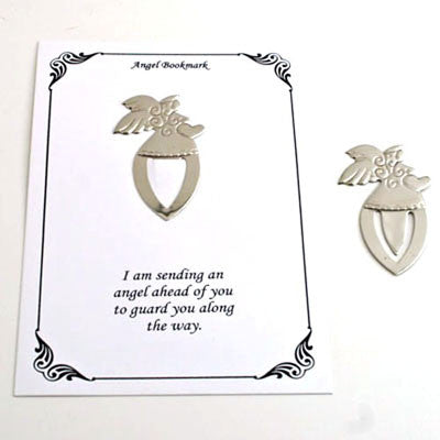 Set Of 12.  Card With Angel Bookmark