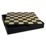 16.25" Chest Chess Board in Black / Maple
