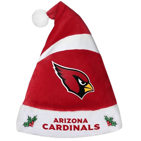 Forever Collectibles NFL Arizona Cardinals Santa HatBasic, Team Colors, One Size