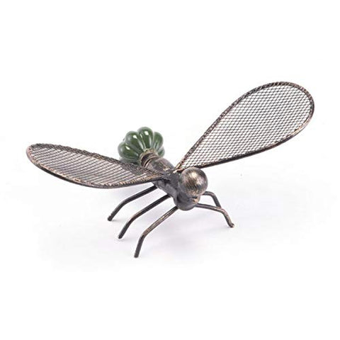 ArtFuzz 7.3 inch X 3.9 inch X 3.1 inch Green Flying Ant Sculpture