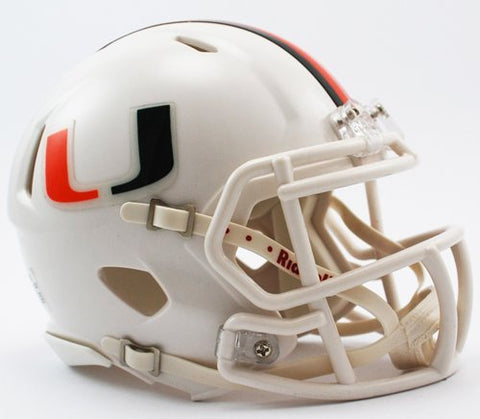 NCAA Miami Hurricanes Speed Mini Helmet