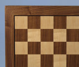 14" Walnut / Maple Veneer Chess Board