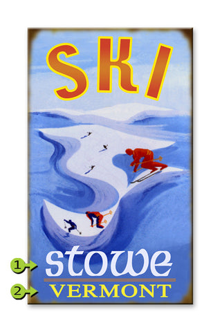 Ski Bowl Wood 28x48