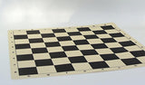 Chess & Chess Accessories WorldWise Imports 20" Black & Ivory Silicone Mat