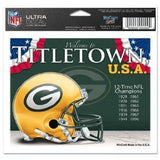 Green Bay Packers "Welcome to Titletown" 5 x 6" Ultra Decal