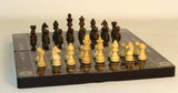 15" Flower Decoupage BG & Chess