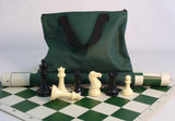 Tournament Men Mat and Tote Chess Set, 4"