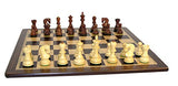 Rosewood Old Russian-Ebony Birdseye Chess Set