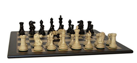 WorldWise Chess Set with Madrona Burl Board - 40BNCDQ-BM