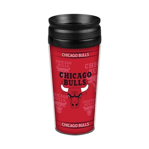 Boelter Brands NBA Chicago Bulls Full Wrap Travel Tumbler, 14-Ounce