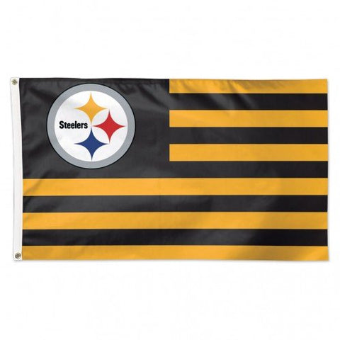 WinCraft NFL Pittsburgh Steelers Flag3'x5' Flag, Team Colors, One Size