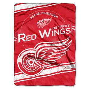 The Northwest Company DETROIT RED WINGS STAMP RASCHEL THROW BLANKET