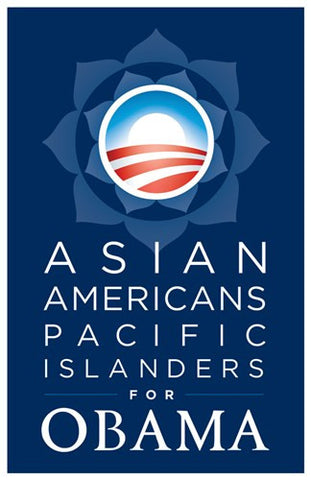 Barack Obama - (Asian Americans for Obama) Campaign Poster Movie Poster Print