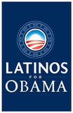 Barack Obama - (Latinos for Obama) Campaign Poster Movie Poster Print