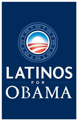 Barack Obama - (Latinos for Obama) Campaign Poster Movie Poster Print
