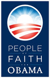 Barack Obama - (People of Faith for Obama) Campaign Poster Movie Poster Print