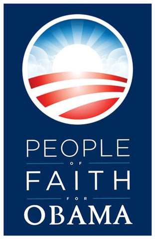 Barack Obama - (People of Faith for Obama) Campaign Poster Movie Poster Print