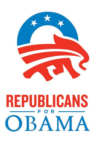 Barack Obama - (Republicans for Obama) Campaign Poster Movie Poster Print