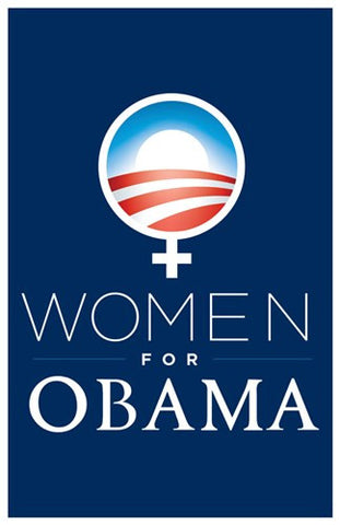 Barack Obama - (Women for Obama) Campaign Poster Movie Poster Print
